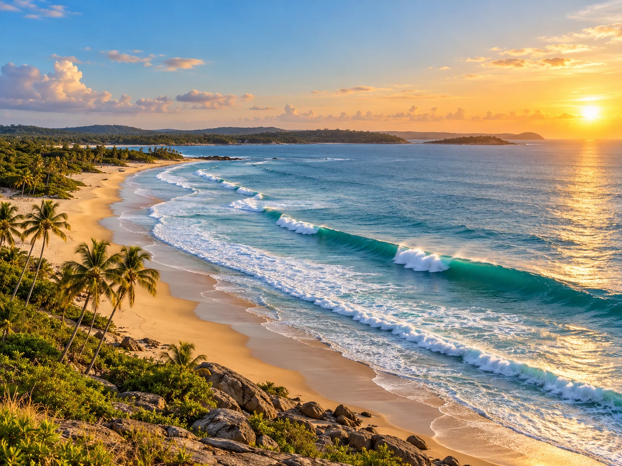 Arugam Bay beach on Sri Lanka's east coast